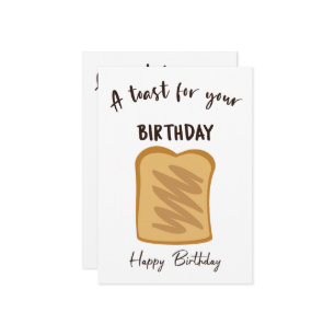 Carte De Remerciements Un Toast Pour Votre Anniversaire