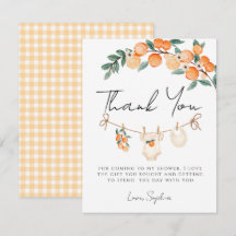 Une Baby Shower pour un Petit Bout de Chou Orange 