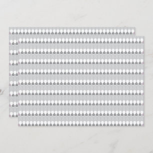 Carte De Remerciements Une chaîne de montagnes enneigée sous un bleu clai