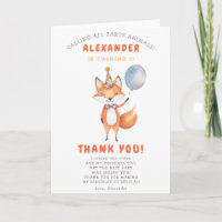 Une fête du 3e anniversaire de Little Fox