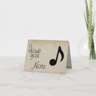 Carte De Remerciements Une note de remerciement