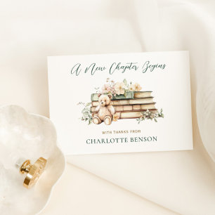 Carte De Remerciements Une nouvelle étape commence Baby Shower