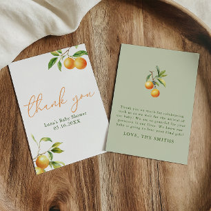 Carte De Remerciements Une petite mignonne est en route Fête prénatale Ba