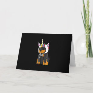 Carte De Remerciements Unicorn Dog