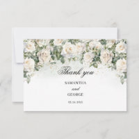 Unique White Roses Floral Garden mariage