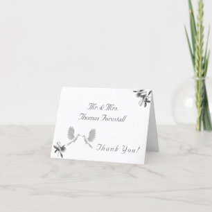 Carte De Remerciements Unité nuptiale Mariage catholique traditionnel