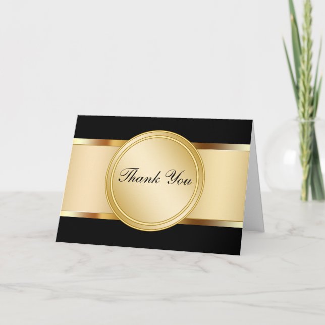 Carte De Remerciements Upscale Thank (Devant)