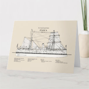 Carte De Remerciements USCG Cutter Itasca - SBD