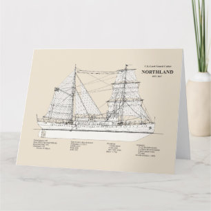 Carte De Remerciements USCG Cutter Northland wpg-49 - SBD