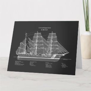 Carte De Remerciements USCGC Eagle wix-327 - PD