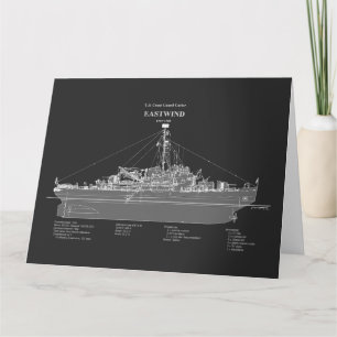 Carte De Remerciements USCGC Eastwind wagb-279 – PD