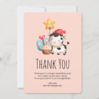 Vache souriante mignonne adorable Anniversaire
