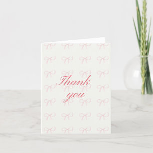Carte de remerciements - Vaches roses