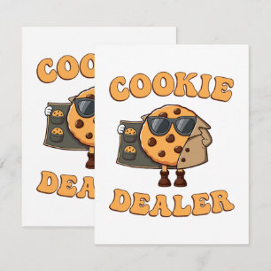 Carte De Remerciements Vendeur de biscuits drôle de cuisson