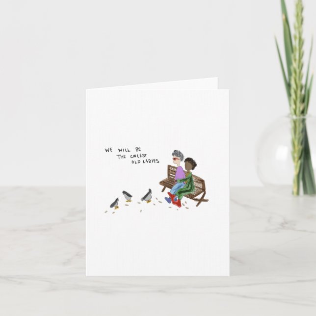 Carte De Remerciements Vieillir avec vous meilleur ami (Devant)