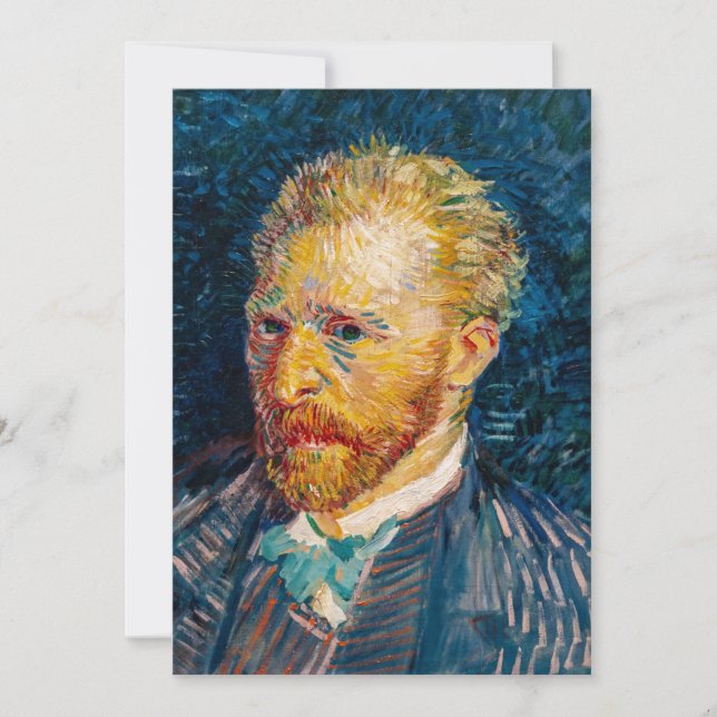 Carte De Remerciements Vincent Van Gogh - Autoportrait (Devant)