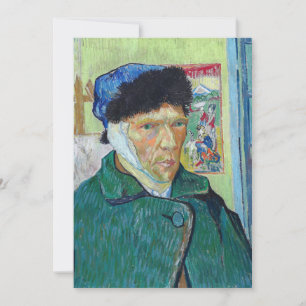 Carte De Remerciements Vincent van Gogh - Autoportrait à l'oreille bandée
