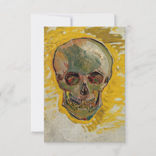 Carte De Remerciements Vincent van Gogh - Crâne 1887 #2