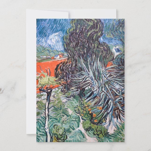 Carte De Remerciements Vincent van Gogh - Doctor Gachet's Garden (Devant)