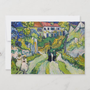Carte De Remerciements Vincent van Gogh - Escalier à Auvers