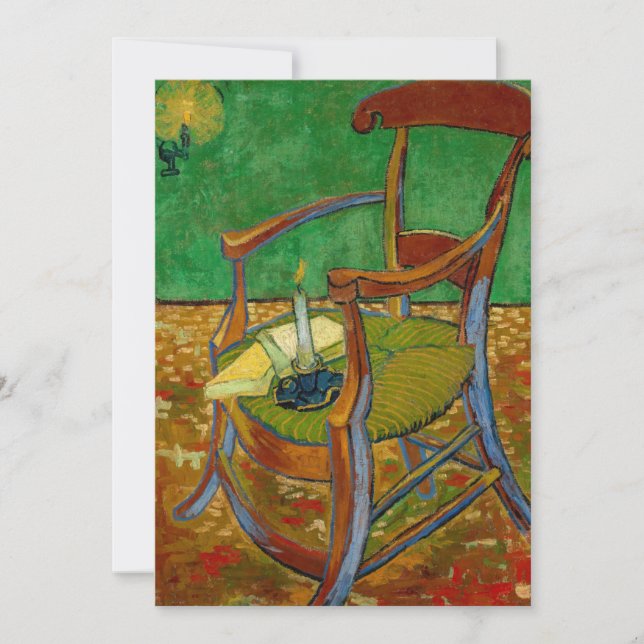 Carte De Remerciements Vincent van Gogh - Fauteuil de Paul Gauguin (Devant)