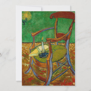 Carte De Remerciements Vincent van Gogh - Fauteuil de Paul Gauguin