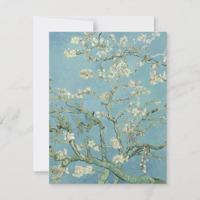 Carte De Remerciements Vincent van Gogh - Fleur d'amandes (Devant)
