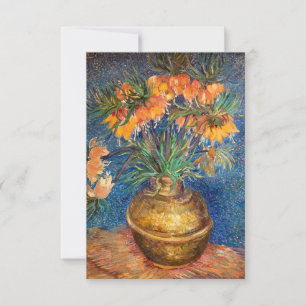 Carte De Remerciements Vincent van Gogh - Fritillaires, couronne impérial
