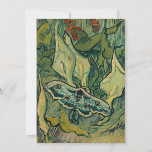Carte De Remerciements Vincent van Gogh - Grand Paon de nuit