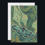 Carte De Remerciements Vincent Van Gogh - Great Peacock Moth<br><div class="desc">Vincent Van Gogh - Great Peacock Moth</div>