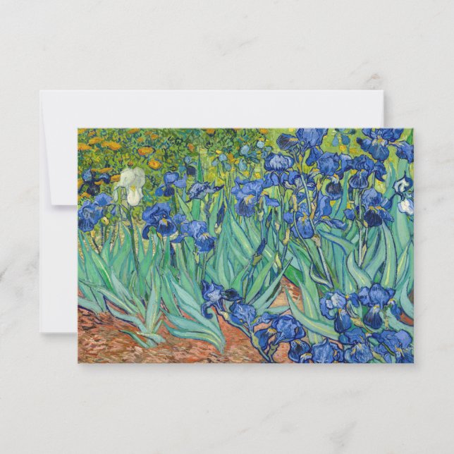 Carte De Remerciements Vincent Van Gogh - Iris (Devant)