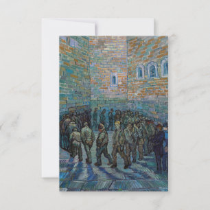 Carte De Remerciements Vincent van Gogh - La cour de la prison