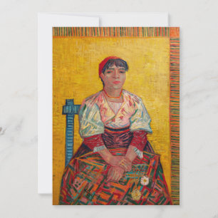 Carte De Remerciements Vincent Van Gogh - La Femme italienne