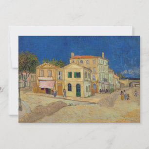 Carte De Remerciements Vincent van Gogh - La Maison Jaune / La Rue