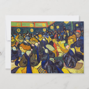 Carte De Remerciements Vincent van Gogh - La salle de bal à Arles