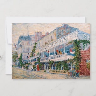 Carte De Remerciements Vincent van Gogh - Le Restaurant de la Sirene