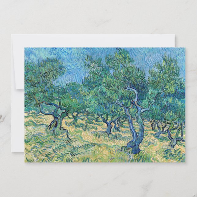 Carte De Remerciements Vincent van Gogh - Olive Grove (Devant)