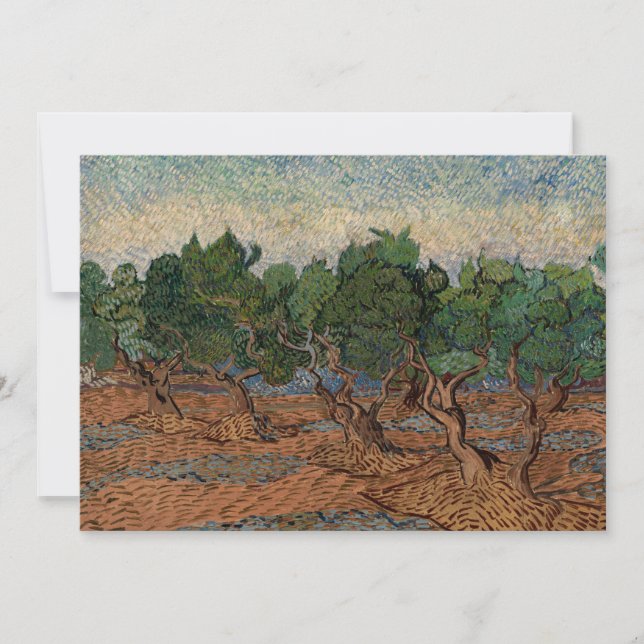 Carte De Remerciements Vincent van Gogh - Olive Grove (Devant)