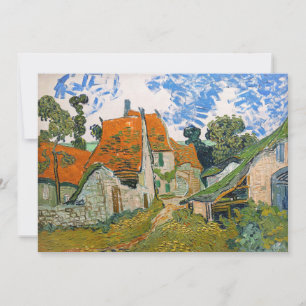 Carte De Remerciements Vincent van Gogh - Rue à Auvers-sur-Oise
