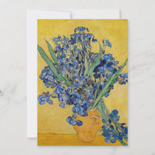 Carte De Remerciements Vincent van Gogh - Vase avec iris