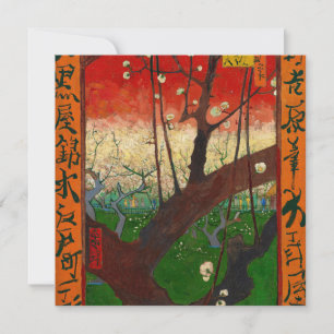 Carte De Remerciements Vincent van Gogh - Verger de pruniers en fleurs