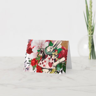 Carte De Remerciements Vintage Alice au pays des merveilles