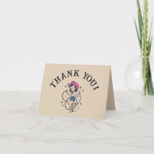 Carte De Remerciements Vintage Retro Cowgirl 40e fête d'anniversaire