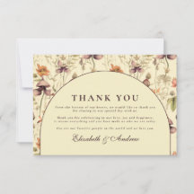 Vintage Wildflower Arch Elegant Wedding