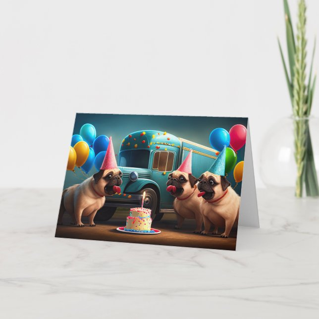 Carte De Remerciements Voeux d'anniversaire remplis de ballons pour votre (Devant)