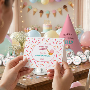 Carte De Remerciements Voici le scoop Anniversaire Viral Aesthetic
