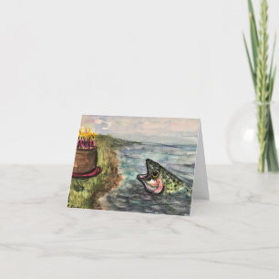 Carte De Remerciements Voici Pêche-toi un joyeux anniversaire