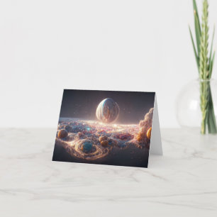 Carte De Remerciements Voie Lactée et galaxies