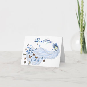 Carte De Remerciements Voile de princesse de conte de fée fantaisiste pou