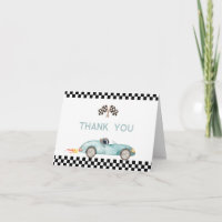 Voiture de course bleue moderne Anniversaire